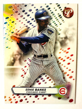 2023 Topps Pristine Ernie Banks Refractor Card #176 Cubs Legend!
