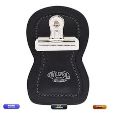 Weaver Leather Livestock Leather Show Number Holder Black 80-0979-Bk