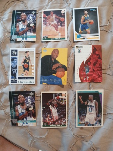 (21) Card NBA Rookie & Star Collector Lot Vintage RC Kukoc Rice Wagner Wilson - Picture 2 of 3