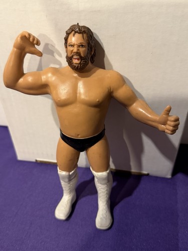 2 Lot WWF LJN Titan Superstars 1988 Hacksaw Jim Du...