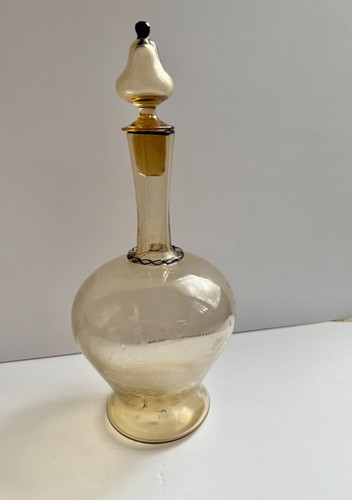 RARE Vintage Murano Glass Decanter WITH STOPPER Vittorio Zecchin for Pauly & Co, - Picture 2 of 6