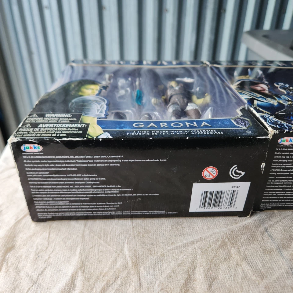 Warcraft Movie Action Figure LOTHAR 6-inch Jakks NEW IN BOX 2016 LOT OF 2 NIB - Image 4 of 4