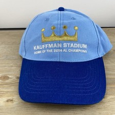 Kauffman Stadium Hat Home of the AL Champions Blue Adjustable Hat Adult Fit Hat
