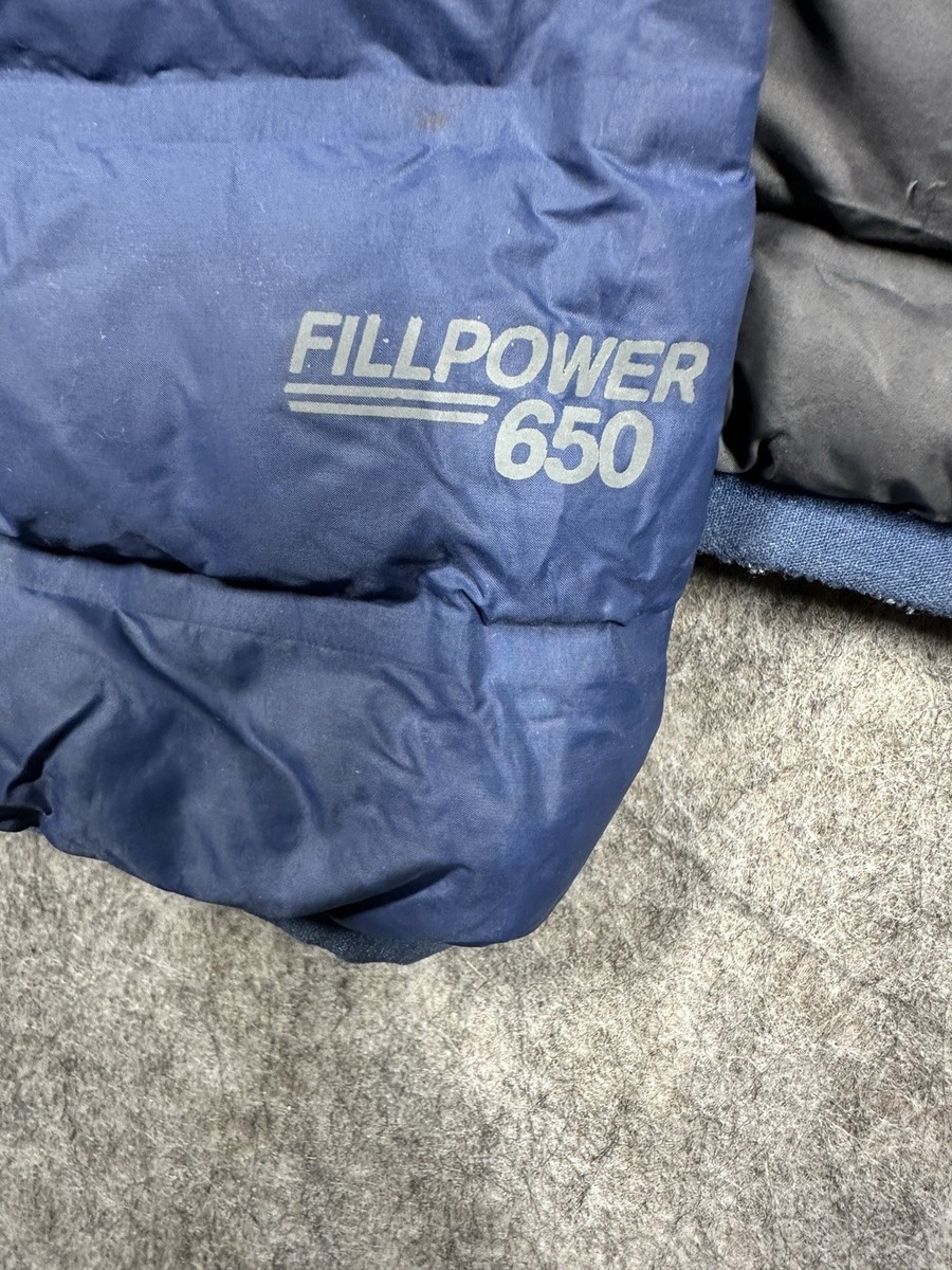 Gerry Down Jacket XL 650 Fill Power Puffer Lightweight Blue Gray