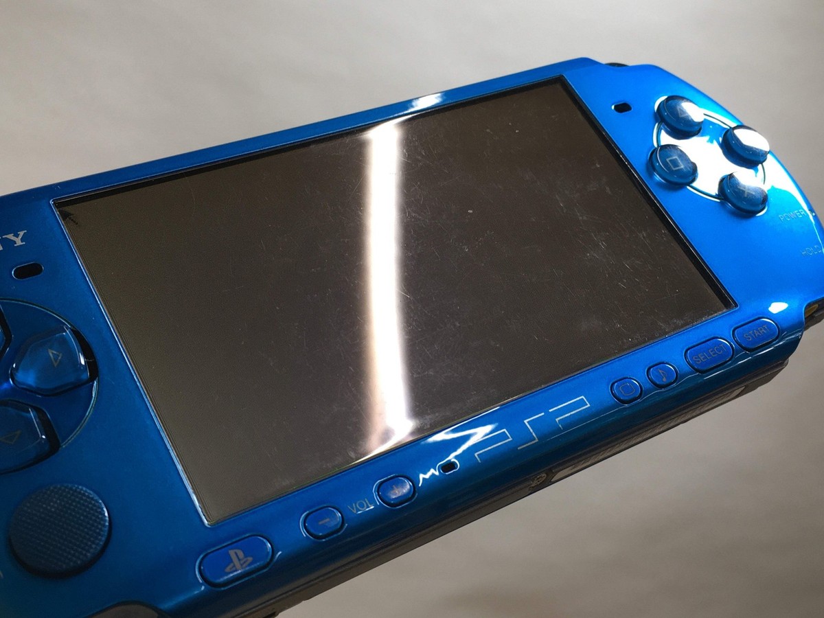 PSP-3000 VIBRANT BLUE Console SONY Japan - With Defects GE1187 | eBay
