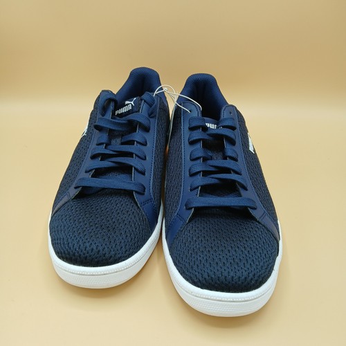 Puma Mens Smash Knit 365458 04 Blue Casual Shoes Sneakers Size 10 M - Picture 3 of 13