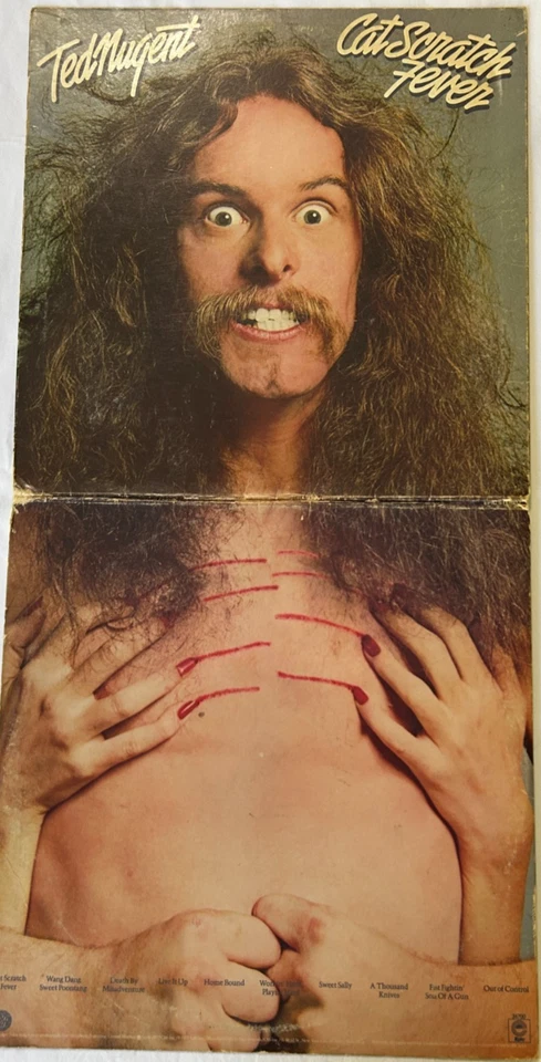 Ted Nugent - Cat Scratch Fever - 1977 Epic JE 34700 Gatefold LP + Inner VG - Image 2 of 4
