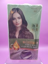 HUANG YI Bubble Plant Hair Dye Natural - Chestnut Brown - NEW  Sealed Exp 04/27