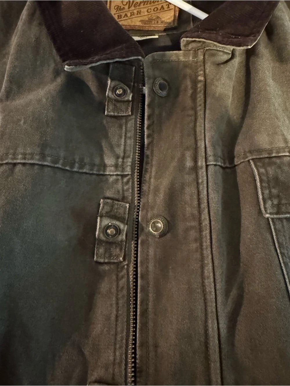The Vermont Country Store Original Barn Vest Fleece Lined XXL Workwear image 9