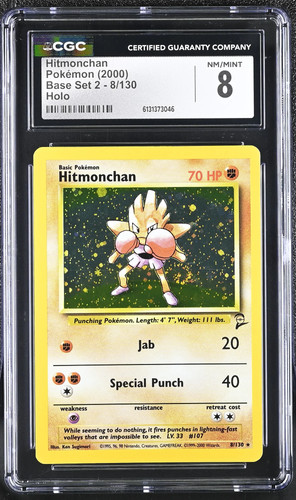 Hitmonchan graded CGC 8 for sale on eBay