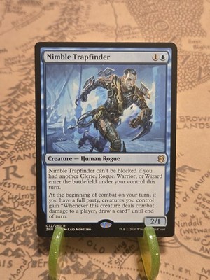 MTG Nimble Trapfinder Zendikar Regular Rising Rare NM