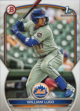 2023 Topps Bowman William Lugo #BP-141 New York Mets 1st Prospects Baseball