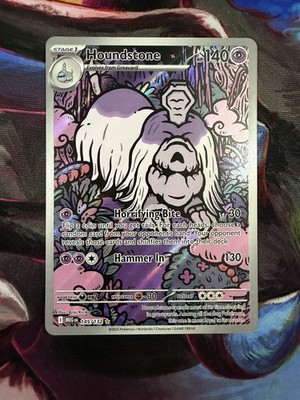 Pokemon TCG Houndstone 145/132 Mega Evolutions Full Illustration Art Rare NM
