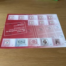 Australia 2009 - Favourite Stamps Special Self Adhesive Sheetlet MUH