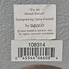 VTG Enesco Dance Diva Oval Photo Frame 5x7 It’s All About Dance 2002 — photo 4