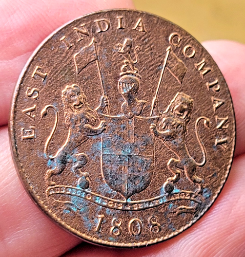 Preciosa Moneda Naufragio Almirante Gardner India Británica 20 Efectivo Fecha 1808 - Imagen 4 de 5