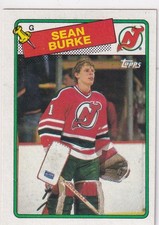 88/89 TOPPS SEAN BURKE RC ROOKIE CARD #94 NM-MINT