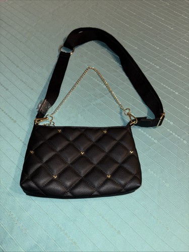 Borsa/borsa a tracolla Topolino convertibile nera nuova senza etichetta vintage 1997 - Foto 5 di 18