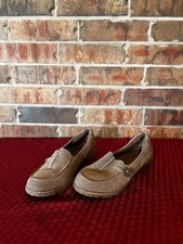 Natural Soul by Naturalizer Women s Tan Slip On Loafers with Leather Size:8