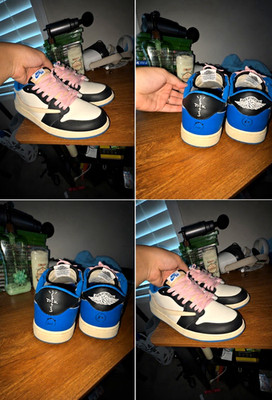 Jordan Air Jordan 1 Low Travis Scott x Fragment Blue DM7866-140 Pre-Owned