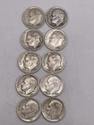 Roosevelt Dimes (10) 1946,46d,46,50,52d,53s,54(2)56d,57,Nice Coins  P-D-S #227