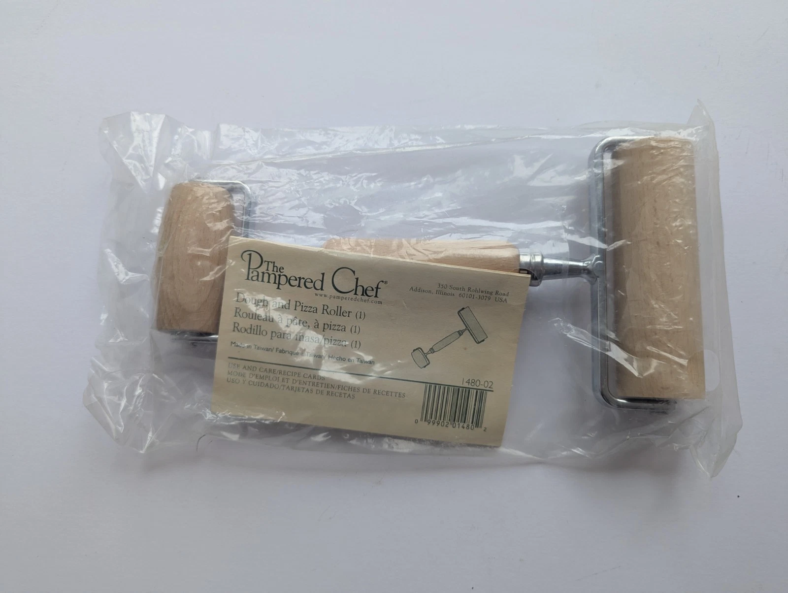 Vintage Pampered Chef #1480 Wood Dough and Pizza Roller Original Style
Opens in a new window or tab