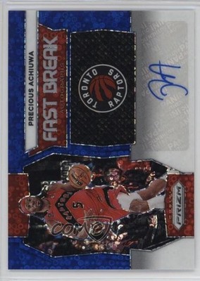2023-24 Panini Prizm Fast Break Blue 48/49 Precious Achiuwa #FB-ACH Auto 17u0
