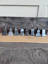 Vintage lot of 8 axe hatchet heads.