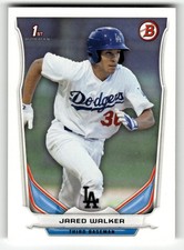 2014 Bowman Draft Jared Walker #DP130 Los Angeles Dodgers 1ST BOWMAN