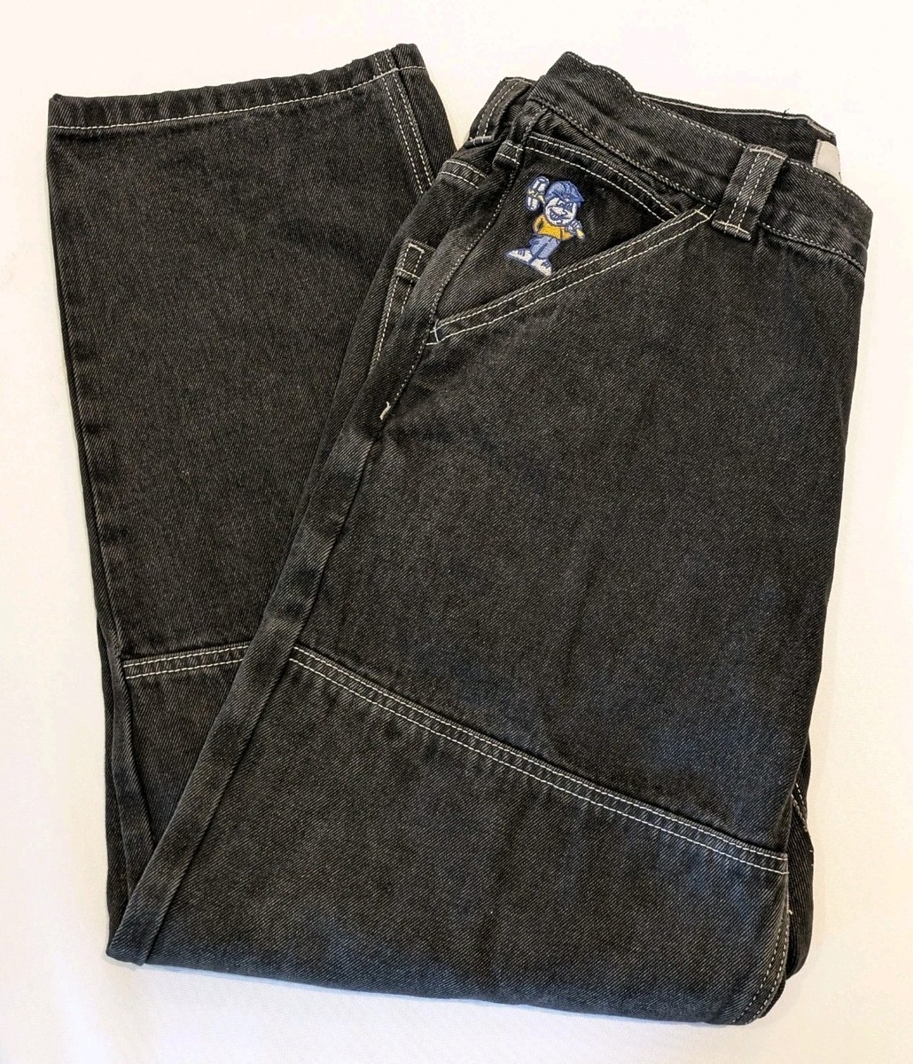 Polar Skate Co 93 Baggy Black Denim Jeans Mens 32/32 Skate Big Boy 