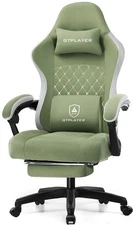 Gaming Chair, Computer Office Chair with Pocket Spring Cushion, Linkage Armre...
