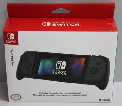 HORI Split Pad Pro Controller Nintendo Switch Schwarz Transparent Turbo NEU