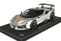 BBR P18237A 1:18 Ferrari SF90 XX Stradale Artic White Resin Modellauto