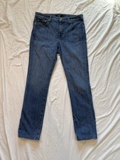 Lauren Ralph Lauren Women  s Denim Blue Jeans Size 10 Medium Wash Straight Leg
