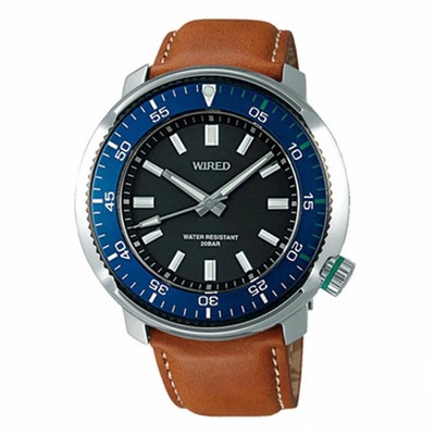 Seiko WIRED SOLIDITY AGAJ701 Limited 800 Black Diver Style Watch Japan New