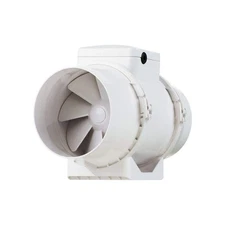 327 CFM Power 6 in. Energy Star Rated Mixed Flow In-Line Duct Fan