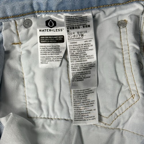 Levi's Women's 501 Original High-Rise Cut Off Jean Shorts Size 29 30" Waist - Picture 5 of 14
