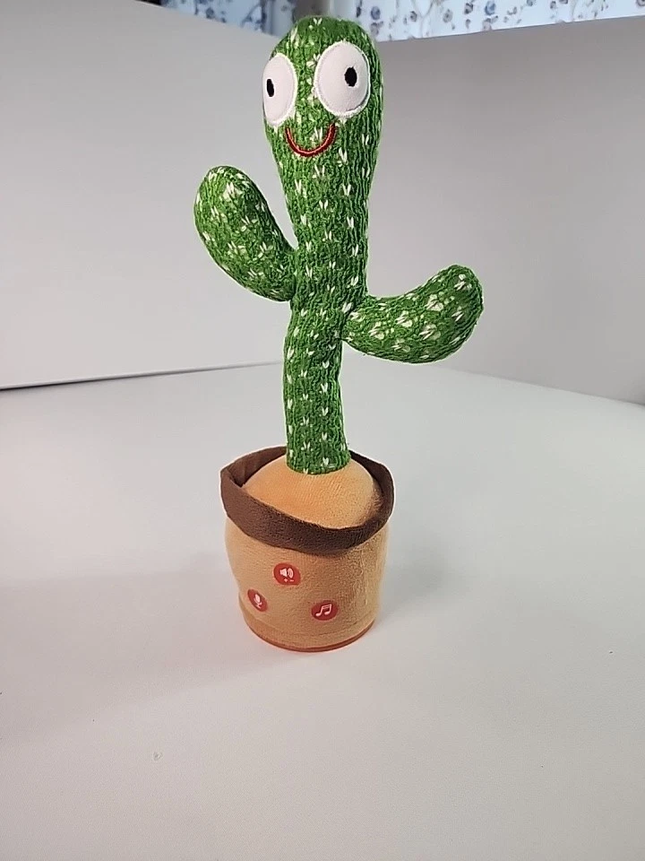 Tiktok Dancing Cactus Repeat Talking Plush Toy Singing Musical Toy for  Babies for sale online | eBay