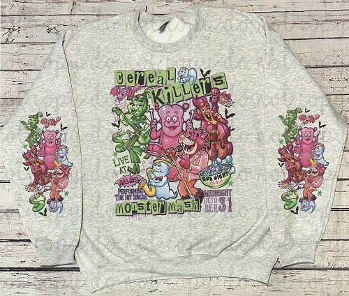 Cereal Killers Monster Mash - Sweatshirt Crewneck (Unisex) - Picture 1 of 1