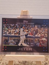 2007 Topps - Derek Jeter, Mickey Mantle, George W. Bush #40 New York Yankees