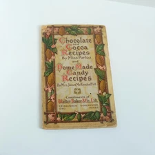 Chocolate and Cocoa Recipes Miss Parloa Home Made Candy 1909 Embossed Booklet