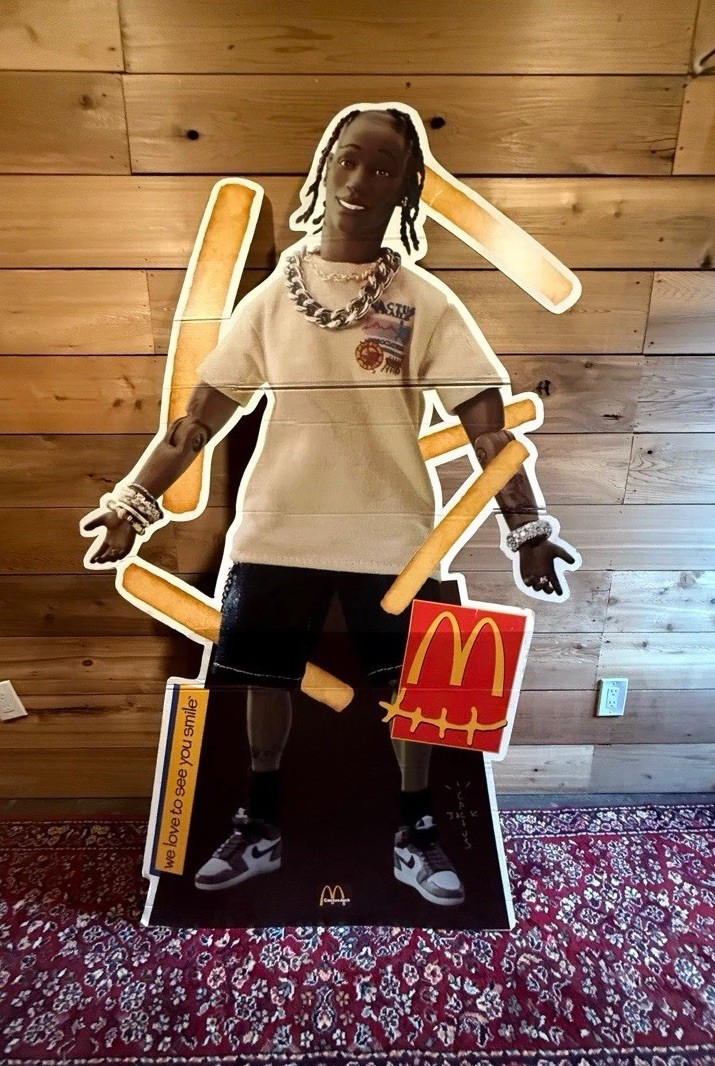 Travis Scott Cactus Jack x Mcdonalds ACTION FIGURE LIFE-SIZE