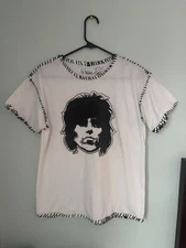 DUANE PETERS PUNK ROCK SKATE KEITH RICHARDS GIRLS T  SHIRT PIRATE ROPED sz M