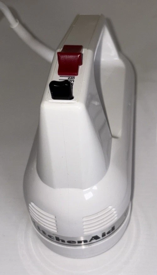 KitchenAid KHM3WH Batidora de Mano 3 Velocidades Blanca Probada Funciona Eléctrica-Sin Accesorios Foto 3 de 4