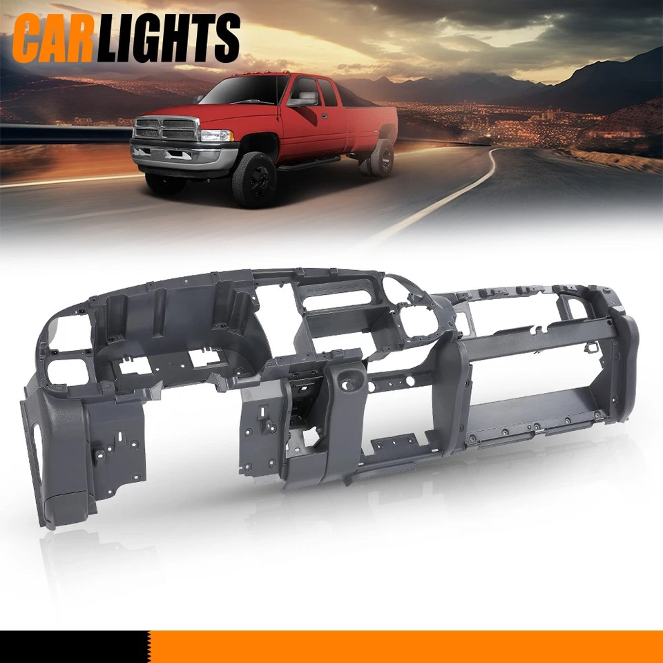 Fit 1998 1999 2020 2001 Dodge Ram Dashboard Dash Core Structure Frame Mount Gray Foto 2 de 4