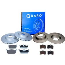 QUARO Bremsscheiben Beläge Satz für A1 GBH GBA IBIZA 5 VW POLO AW1 SKODA FABIA 4