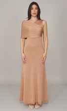 ABITO LUNGO TWINSET MONOSPALLA CON LUREX DA DONNA - 261TT3010