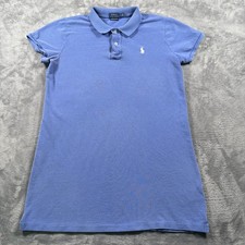 Polo Ralph Lauren Golf Dress Womens Large Blue The Mesh Mini Short Sleeve Golf