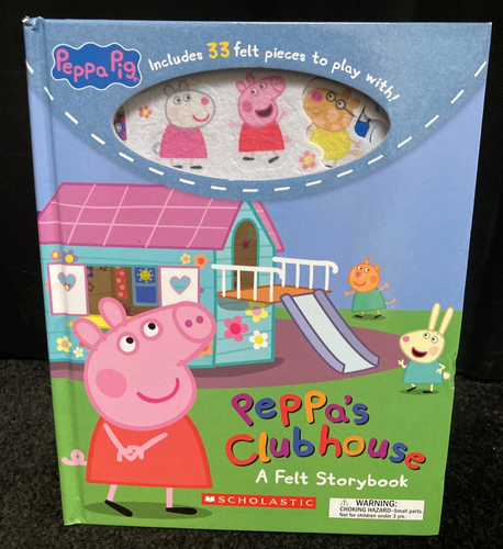 • Peppa's Clubhouse: A Felt Storybook (Peppa Pig) Great kids gift! BRAND NEW! - Picture 1 of 8