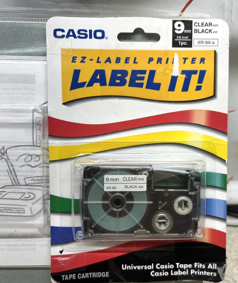 Casio EZ-Label Printer Blue KL-100-L Label It! Bundle Sealed! & New Cartridge - Image 3 of 3